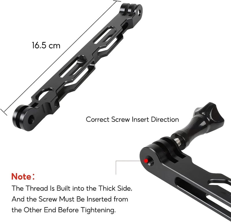 Reflex Camera 23 in 1 Motorcycle Action Camera Accessories Kit Compatible with GoPro Hero 13 and Hero 9-12, DJI Osmo Action 2, 3, 4, Pro 5, Insta360 Ace Pro/Ace Pro 2 Akaso and Other Sports Cameras - Image 3